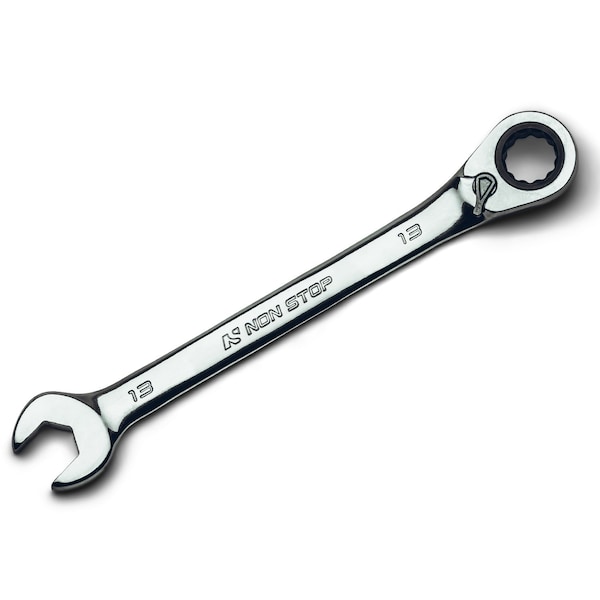 Non Stop Auto Tools 13mm Ultrafine 120Tooth Reversible Ratcheting Combination Wrench NS71013 - main